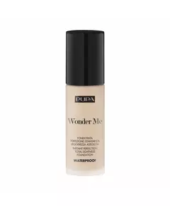 Pupa Wonder Me Parabenfrei Wasserdicht Flüssige Grundierung 009 Alabaster - Neutral, 30 ml