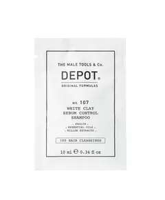 Depot 100 Hair Cleansing No. 107 Kaolin Hair Shampoo For Regulation Of Excessive Sebum, 10 ml