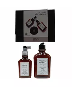 Consumer Kit C Set Depot: 100 Hair Cleansing No. 102 Botanical Complex Hair Shampoo Anti-Dandruff & Sebum Control 250 ml + 200 Hair Treatments No. 208 Botanical Complex Leave-In Scalp Treatment Lotion For Detoxing, 250 ml