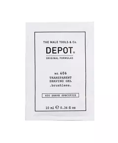 Depot 400 Shave Specifics No. 406 Menthol Softening & Refreshing Shaving Gel, 10 ml