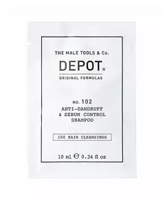 Depot 100 Hair Cleansing No. 102 Botanical Complex Hair Shampoo Anti-Dandruff & Sebum Control, 10 ml