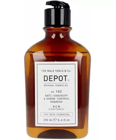 Depot 100 Hair Cleansing No. 102 Botanischer Komplex Haarshampoo Anti-Schuppen & Sebumkontrolle, 250 ml
