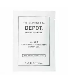 Depot 400 Shave Specifics No. 403 Sweet Almond Softening Pre-Shaving Oil, 5 ml