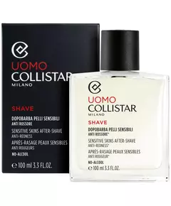 Collistar UOMO SHAVE aftershave para pieles sensibles anti-enrojecimiento, 100 ml
