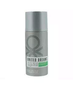 Benetton United Dreams Aim High Anti-Perspirant Deodorant Spray For Men, 150 ml