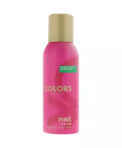 Benetton Colors Pink Floral and Fruity Deodorant Spray For Women, 150 ml