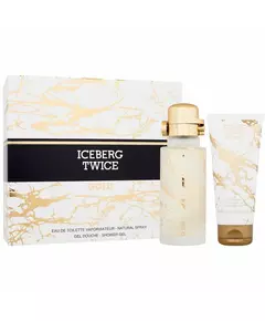 Twice Gold Gift set EDT 125 ml and shower gel, 125 ml