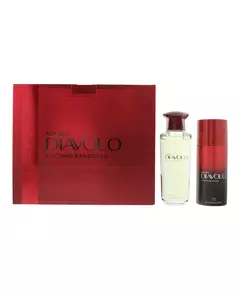 Set Antonio Banderas: Diavolo Eau De Toilette For Men 100 ml + Diavolo 24h Protection Deodorant Spray For Men, 100 ml