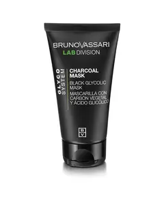 Bruno Vassari Glyco System Holzkohle Peeling Crememaske Für das Gesicht, 65 g