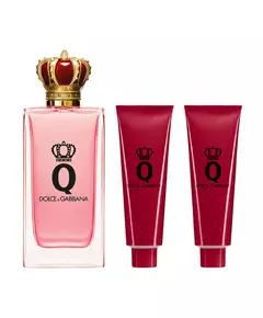 Set Dolce & Gabbana: Q Eau De Parfum For Women 100 ml + Q Body Lotion 50 ml + Q Shower Gel For All Skin Types, 100 ml