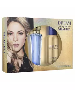 Set Shakira: Dream You Only Live Once Eau De Toilette For Women 80 ml + Dream You Only Live Once Deodorant Spray For Women, 80 ml
