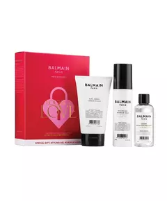 Locks of Love Set Balmain Professionnel: Balmain Professionnel Hair Styling Cream Light Hold 150 ml + Balmain Professionnel Panthenol Hair Styling Gel For Styling Strong Hold 100 ml + Argan Moisturising Elixir Hair Oil For Nourishing, 150 ml