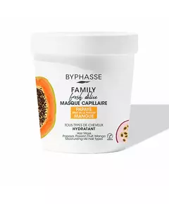 Byphasse Family Papaya & Mango Hair Treatment Cream Mask, 250 ml