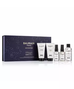 Set Balmain Professionnel: Moisturizing Hair Shampoo For Hydration 50 ml + Moisturizing Hair Conditioner For Hydration 50 ml + Balmain Professionnel Salt Spray For Definition & Texture Light Hold 50 ml + Argan Moisturising Elixir Hair Oil For
