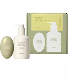Set Lab 1899: Red Ginseng Collagen Moisturising Body Lotion 250 ml + Red Ginseng Collagen Improves skin elasticity Hand Cream, 250 ml