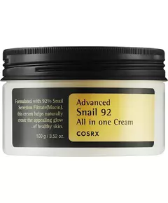 Cosrx Advanced Snail 92 Snail Extract Hydratant et nourrissant Crème Pour le visage, 100 g