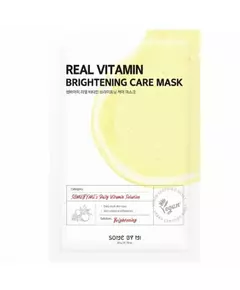 Real Vitamin Brightening Care Mask - Brightening face mask, 20 g