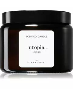 The Olphactory Utopia Leather Leather Duftkerze, 360 g