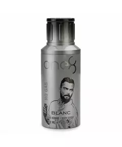 One 8 Blanc No Gas Scented Spray For Men, 120 ml
