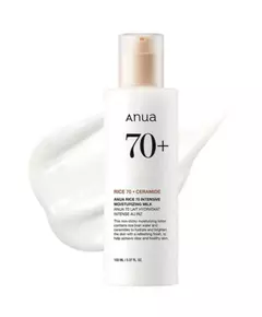 Anua Rice 70 Glow Rice Intensive Hydratation Milch Für das Gesicht, 150 ml