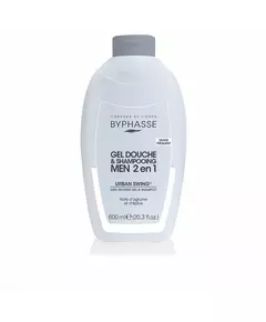 Byphasse Urban Swing Shower Gel & Shampoo 2-In-1, 600 ml