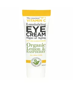 THE CONSCIOUS™ VITAMIN C illuminating eye contour cream for lemon and raspberry organic, 30 ml