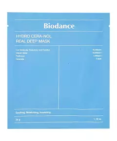 Masque pour le visage Biodance Hydro Cera-nol, 34 g