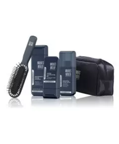 Set Marlies Moller: Marlies Moller Hair Styling Gel Flexible Hold 100 ml + Marlies Moller Hair Shampoo Energizing 200 ml + Marlies Moller Paddle Hair Brush, 100 ml