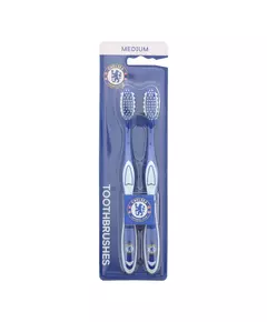 Set Duo Epl Chealsea Brosse à dents Blue and White, 2 pièces
