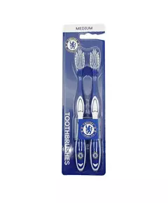 Set Duo Epl Chealsea Brosse à dents Bleu, 2 pièces