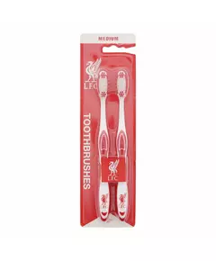Set Duo Epl Liverpool Brosse à dents Blanc et rouge, 2 pièces
