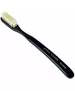 Acca Kappa Toothbrush Vintage with Soft Nylon Bristles Black