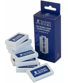 The Bluebeards Revenge Pack Of Safety Razor Blades 10 x 10pcs