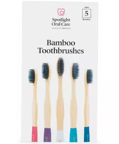 Spotlight Oral Care Bamboo toothbrushes 5 pack