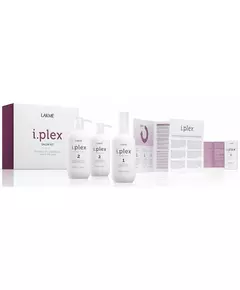 Lakme I.Plex Salon Kit: Premium Bond 500ml, Keratech I.Power 500ml, Spender, Pumpe, Anwendungshilfe, Hair Perfection 3x10ml