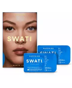 Swati Coloured 1-Month Lenses Sapphire 1 Pair