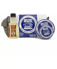 Reuzel Fiber pomade Holiday Travel kit 4 pcs