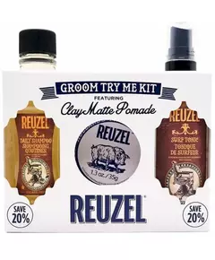 Reuzel Try Reuzel Groom kit - Clay Matte