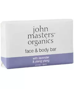 John Masters Organics Lavender Rose Geranium & Ylang Ylang Soap 128 g