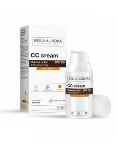 Bella Aurora Anti-Dark Spots CC Cream Spf50+ Medium Shade 30 ml