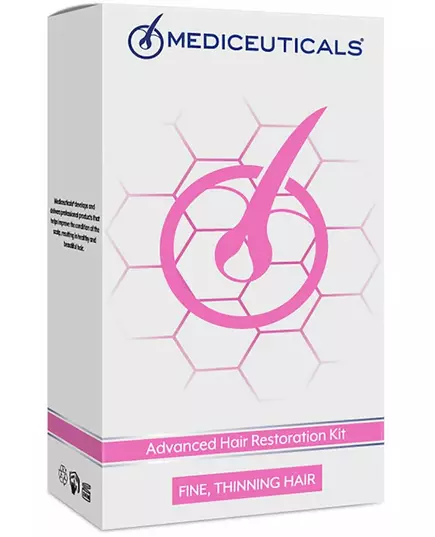 Mediceuticals Advanced Hair Restoration Technology For Women Kit Dry: Saturate 250ml + Cellagen 125ml + Vitatin 250ml, image 2