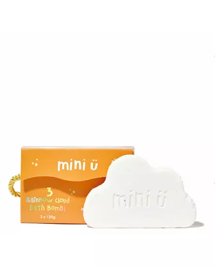 Mini-U Crayons & Clouds gift set: Cloud bath bomb 3pcs + bath crayons 6pcs, image 2