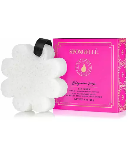 Spongelle Boxed White Flower Bulgarian Rose 1pc