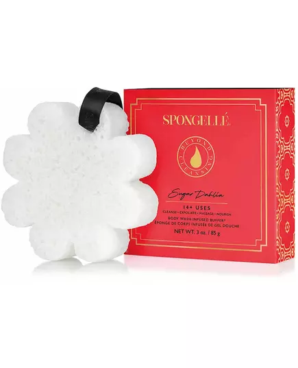 Spongelle Boxed White Flower Sugar Dahlia 1pc