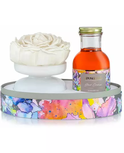 Spongelle Private Reserve Floret Diffuser Black Orchid Gift Set, image 2