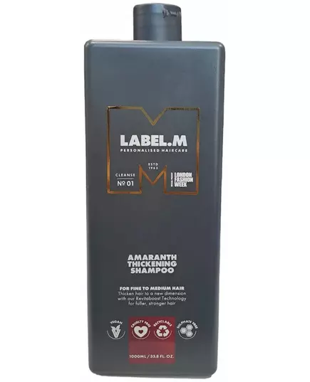 Label.m Professional Amaranth Thickening Shampoo 1000 ml