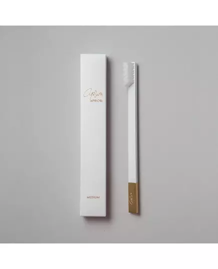 Apriori Slim Medium toothbrush White Gold, image 2