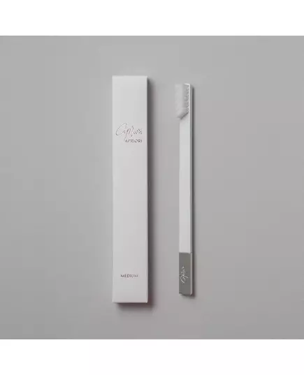 Apriori Slim Medium toothbrush White Silver, image 2