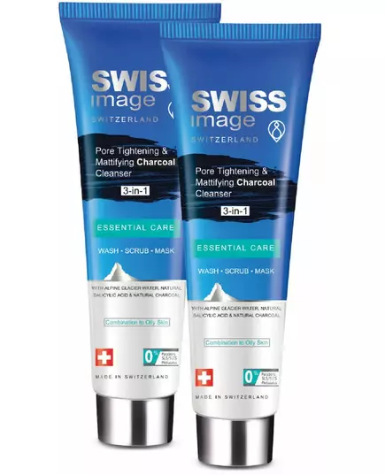 Swiss Image Pore Tightening & Mattifying Charcoal cleanser 75ml, image 2