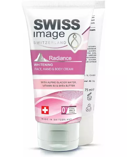 Swiss Image Radiance Whitening face, hand & body cream 75ml, image 2